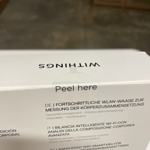 NEW Withings Body Smart Advanced Body Composition Wi-Fi Smart Scale Black - Picture 9 of 9